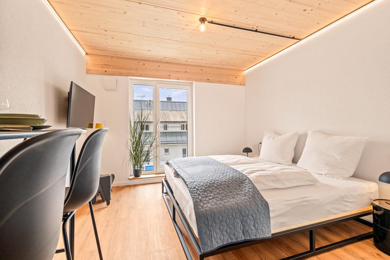 Apartment Einzimmer Wohlfuehlapartment Vier Klimatisiert Friedrichshafen